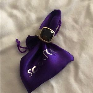 Scratch Smoky Quartz Ring